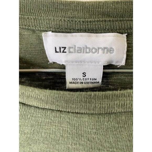 Liz Claiborne Women's Green Top - Picture 3 of 5